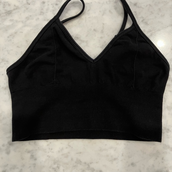 ALO YOGA Seamless Winter Warm Plush Delight Bra - Picture 4 of 8